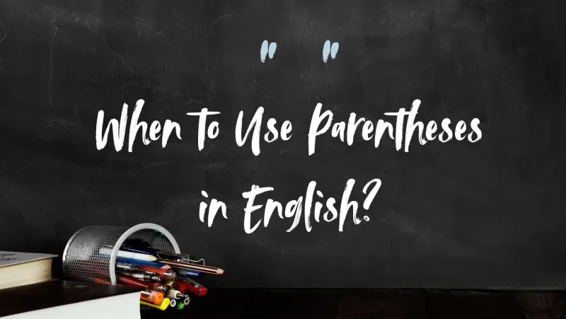 Parênteses em Inglês