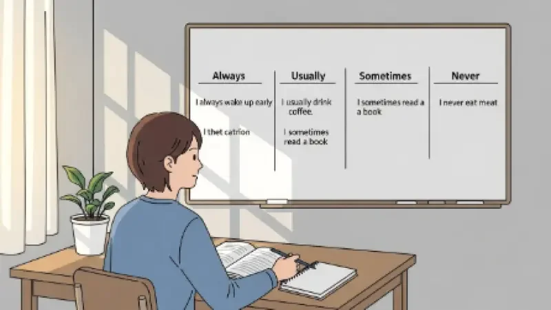 Verbos de frequência em inglês