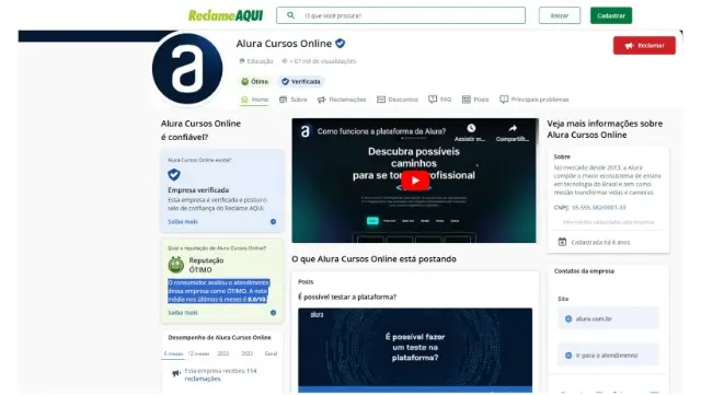 Alura Idiomas é confiável