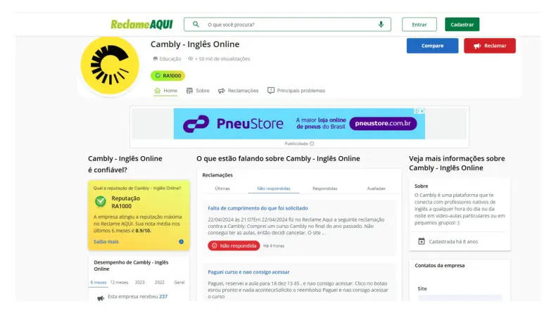 Cambly é confiável