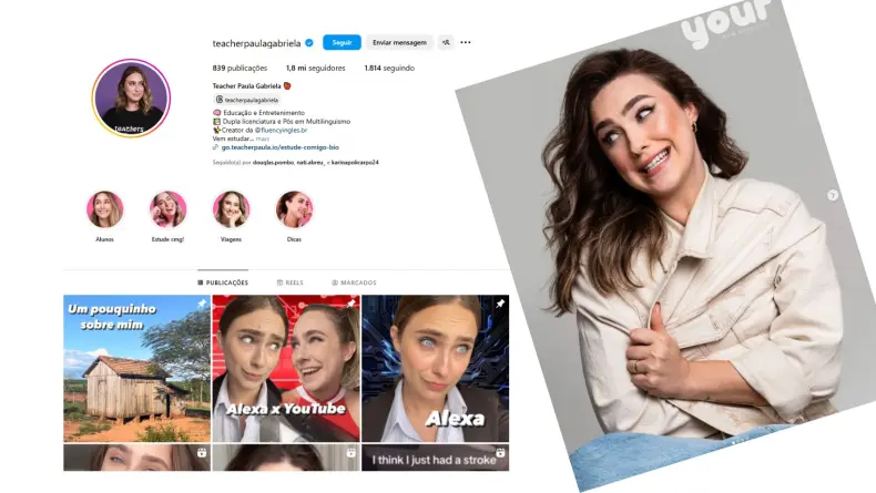 Quem é a Teacher Paula Gabriela