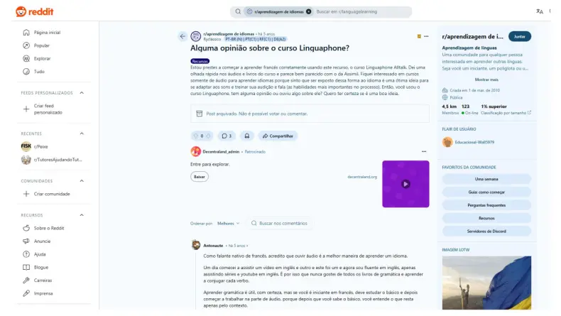 Linguaphone English Course é confiável