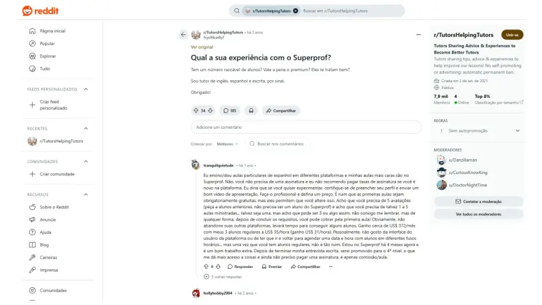 Análise de avaliações e feedbacks de usuários no Reddit
