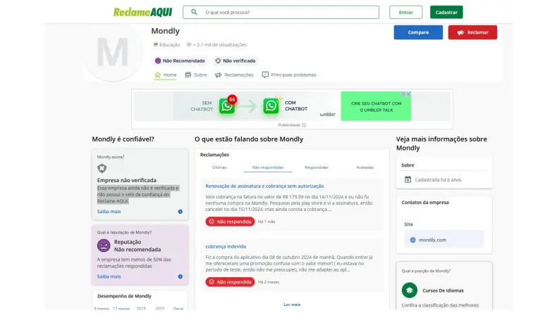 Mondly é confiável