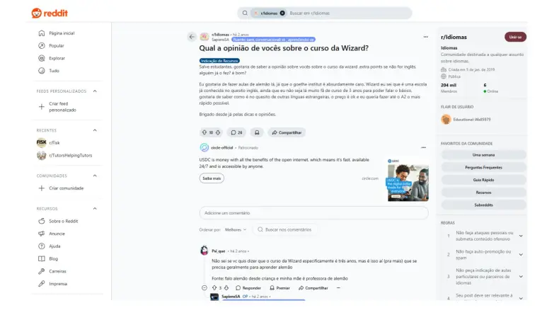 Análise de avaliações e feedbacks de usuários no Reddit
